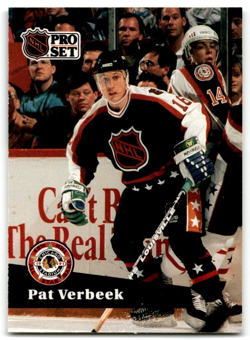 1991-92 Pro Set Pat Verbeek Hartford Whalers #303