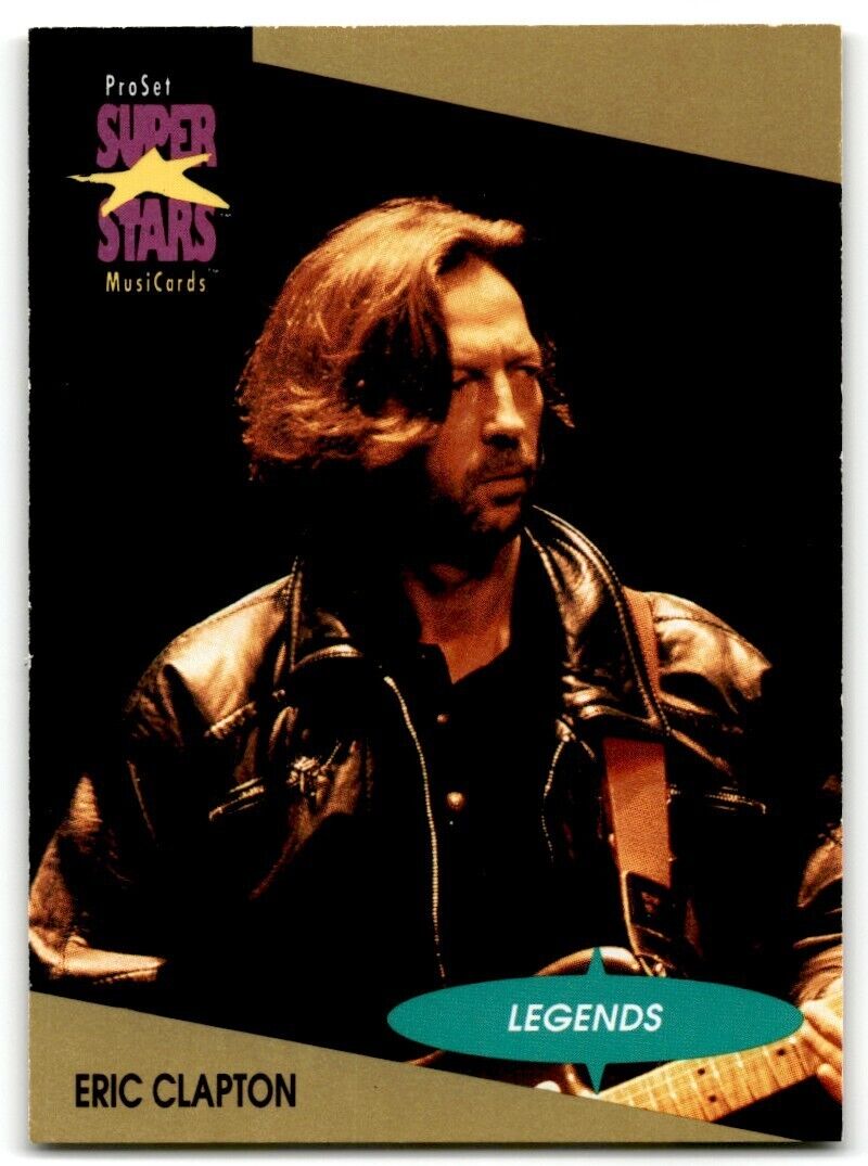 Eric Clapton ProSet Super Star MusiCards (Card #2)