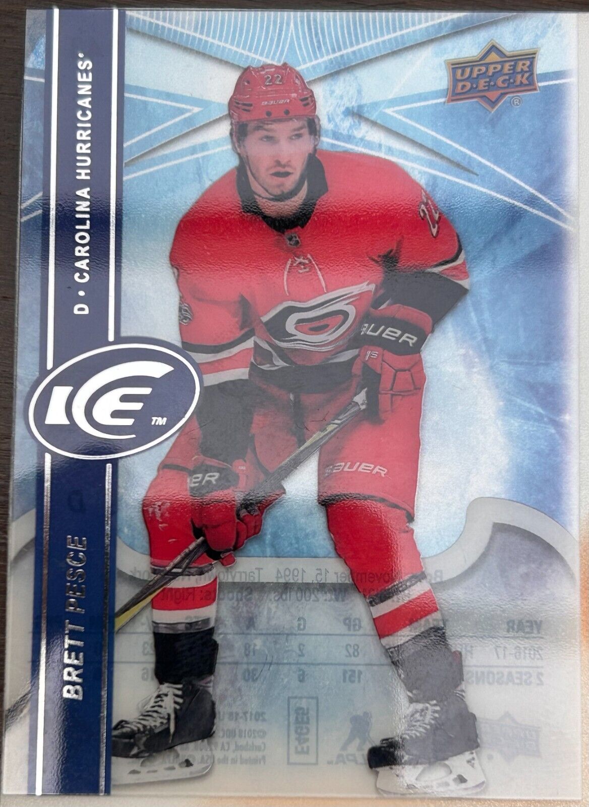 2017-18 Upper Deck Ice Brett Pesce #43