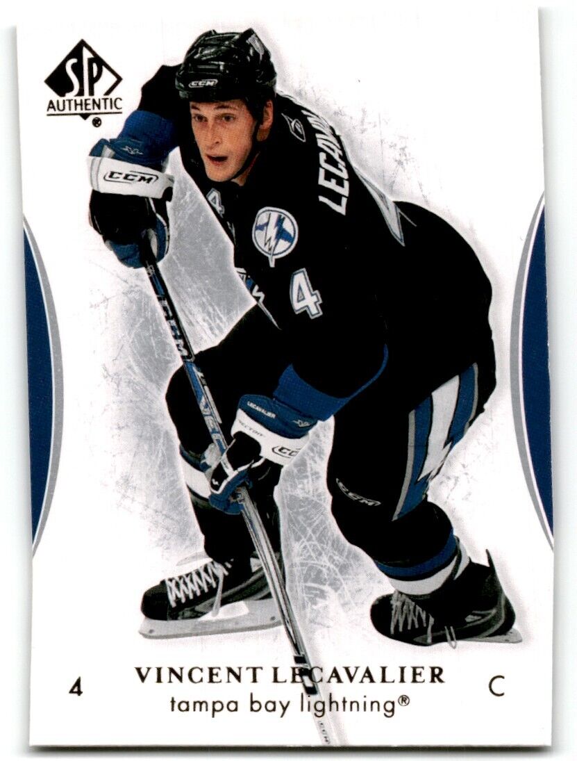 2007-08 SP Authentic Vincent Lecavalier Tampa Bay Lightning #27