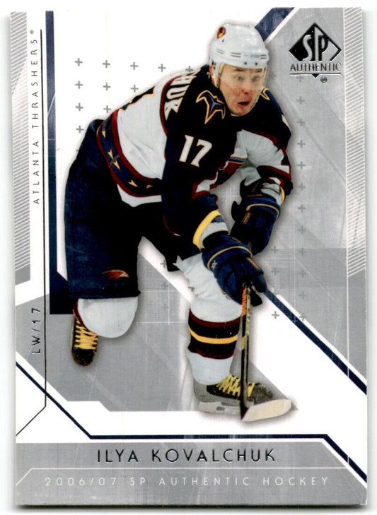 2006-07 SP Authentic Ilya Kovalchuk Atlanta Thrashers #98