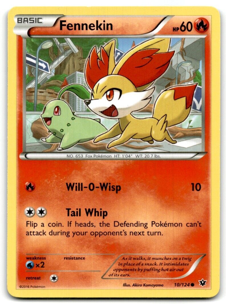 2016 XY - Fates Collide Fennekin Basic/Common #10