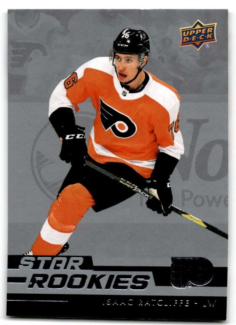 2022-23 Upper Deck Star Rookies Isaac Ratcliffe Rookie Philadelphia Flyers #21