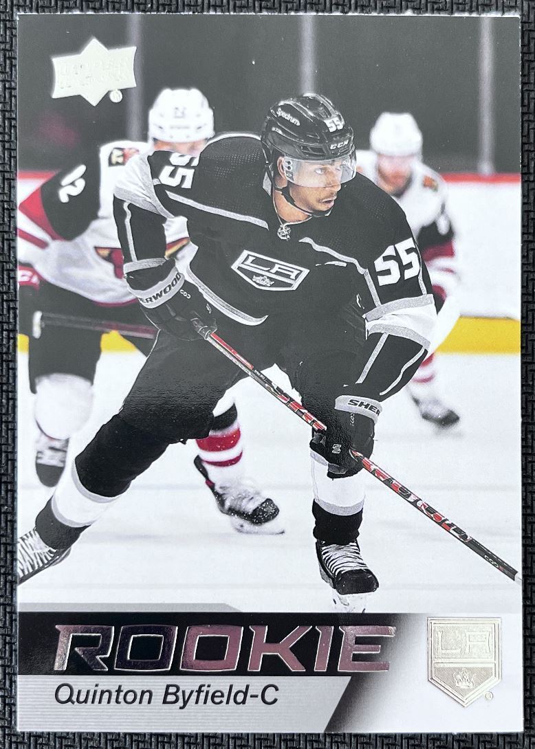 2021-22 Upper Deck NHL Star Rookie Quinton Byfield Rookie Los Angeles Kings #8