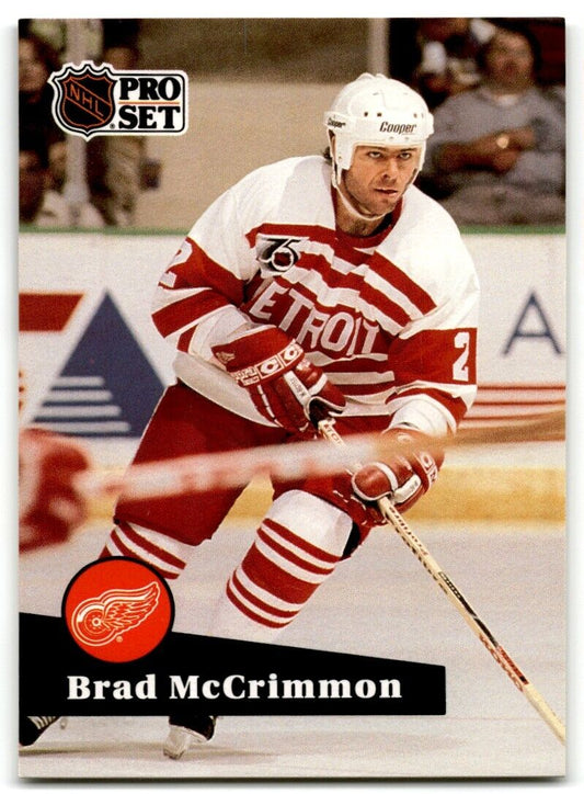 1991-92 Pro Set Brad McCrimmon Detroit Red Wings #377