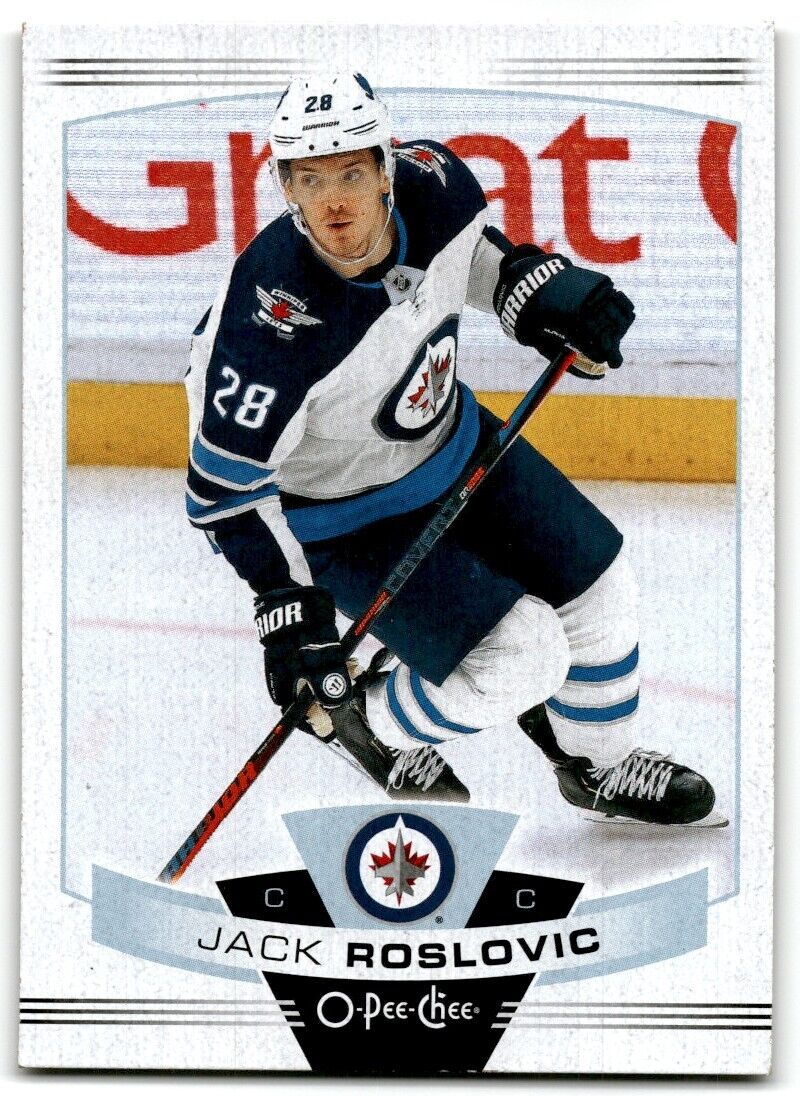 2019-20 O-Pee-Chee Jack Roslovic Winnipeg Jets #496