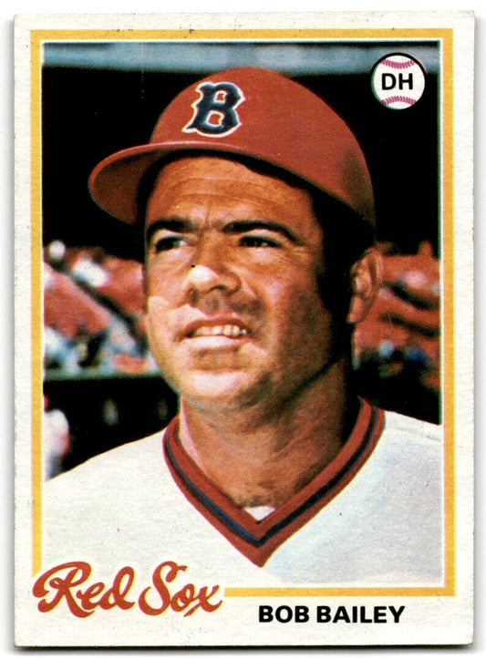 1978 Topps Bob Bailey Boston Red Sox #457