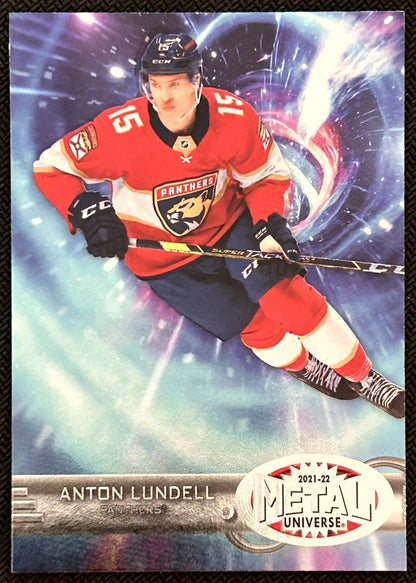 2021-22 Skybox Metal Universe 1997-98 Retro Rookies Anton Lundell Rookie Florida