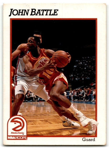 1991-92 Hoops John Battle Atlanta Hawks #1