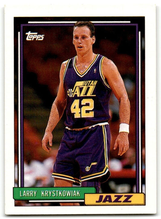 1992-93 Topps Gold Larry Krystkowiak Utah Jazz #247