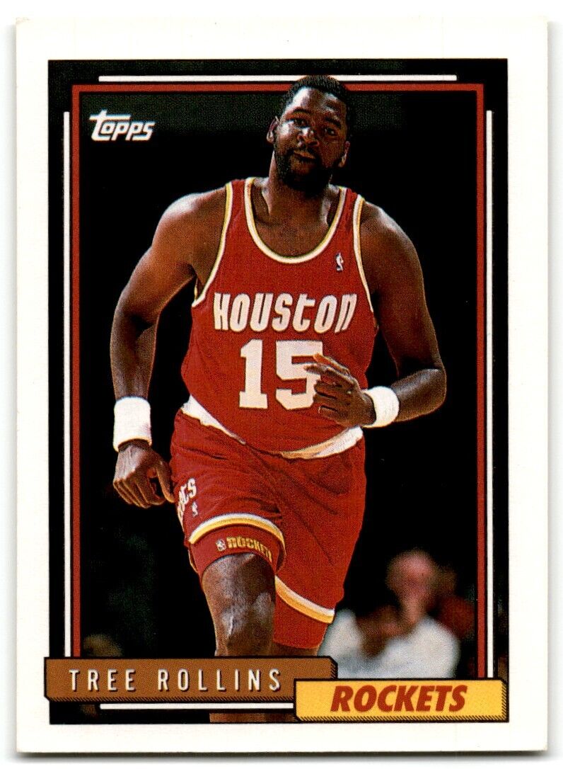 1992-93 Topps Tree Rollins Houston Rockets #311