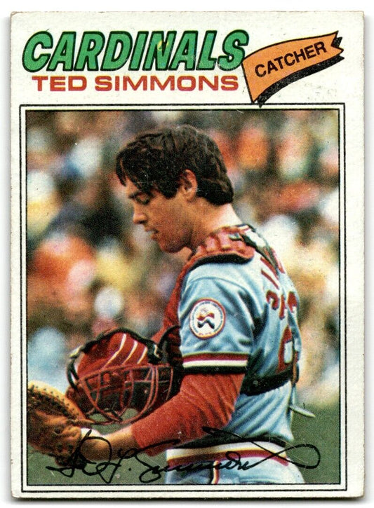 1977 Topps Ted Simmons St. Louis Cardinals #470