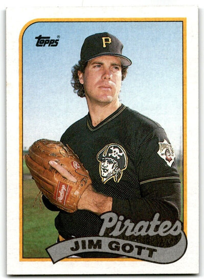 1989 Topps Jim Gott Pittsburgh Pirates #752