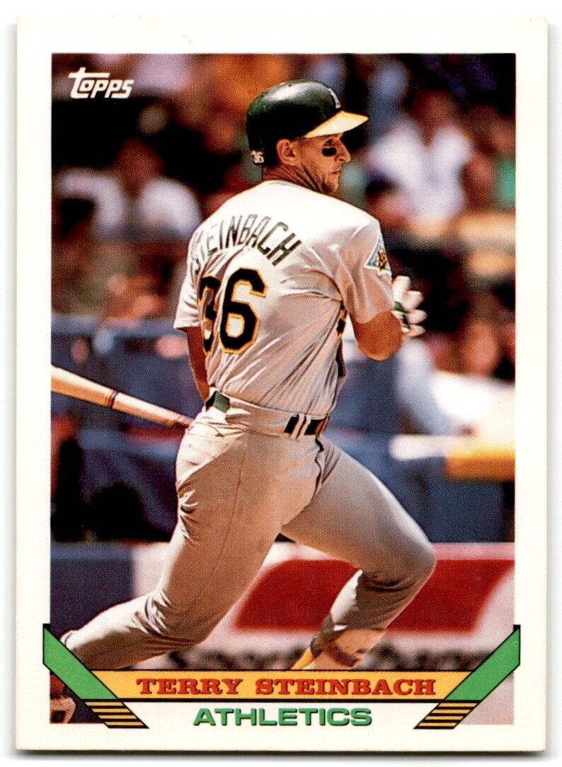 1993 Topps Terry Steinbach Oakland Athletics #18