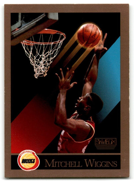 1990-91 SkyBox Mitchell Wiggins Houston Rockets #113A