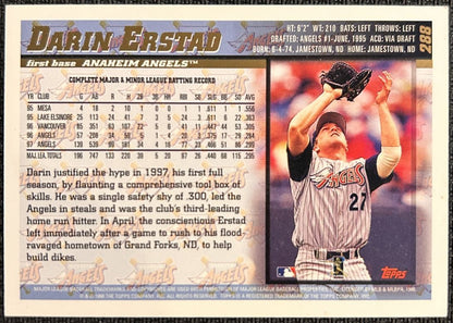 1998 Topps Darin Erstad Anaheim Angels #288