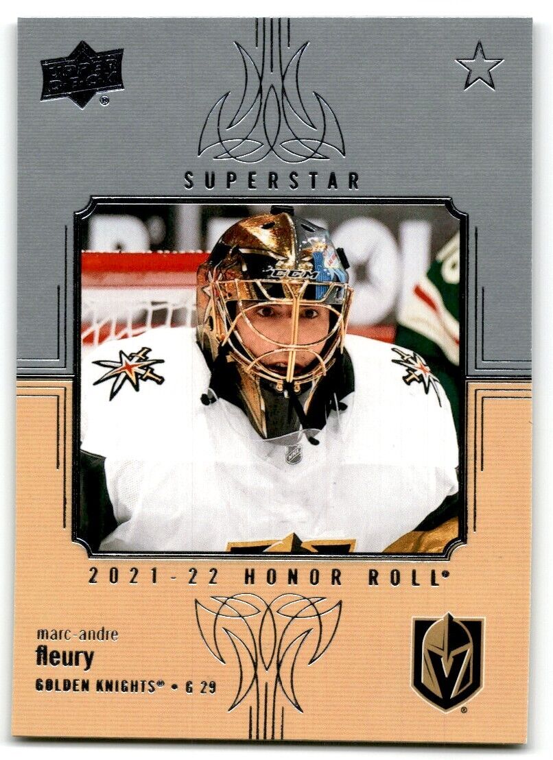 2021-22 Upper Deck Honor Roll Marc-Andre Fleury Vegas Golden Knights #HR-8