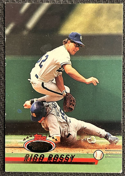 1993 Topps Stadium Club Rico Rossy Kansas City Royals #106