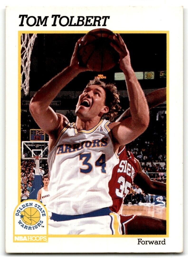 1991-92 Hoops Tom Tolbert Golden State Warriors #74