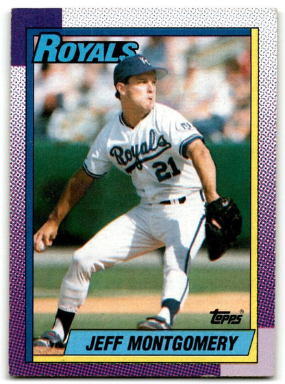 1990 Topps Jeff Montgomery Kansas City Royals #638