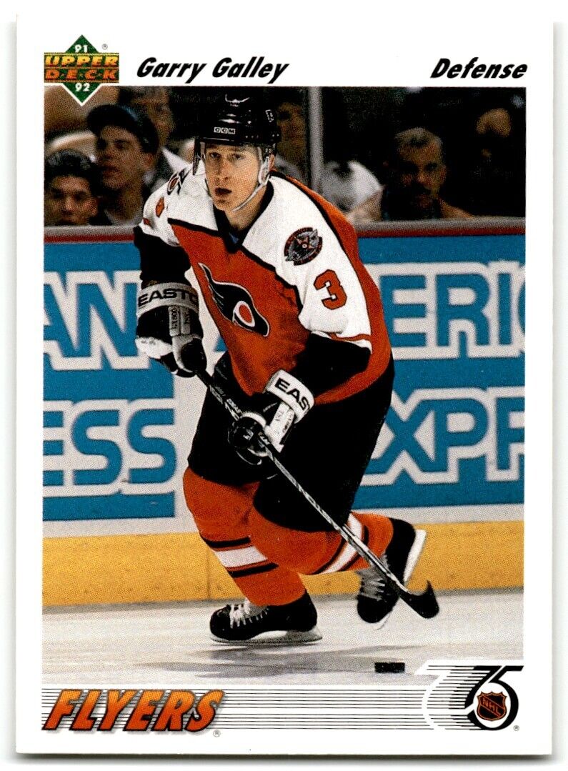 1991-92 Upper Deck Garry Galley Philadelphia Flyers #607