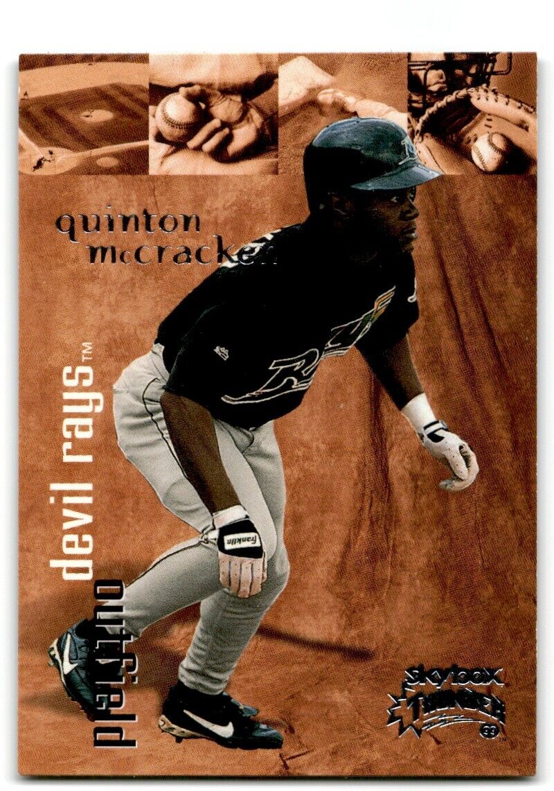 1999 SkyBox Thunder Rant Quinton McCracken Tampa Bay Devil Rays #178