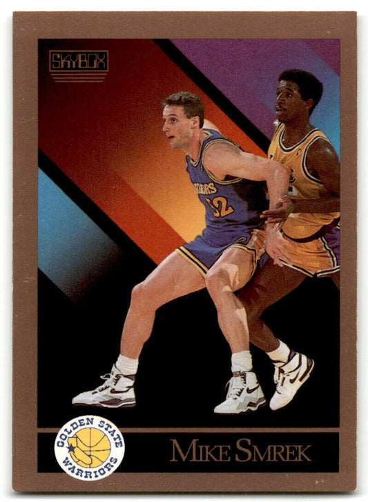 1990-91 SkyBox Mike Smrek Golden State Warriors #101