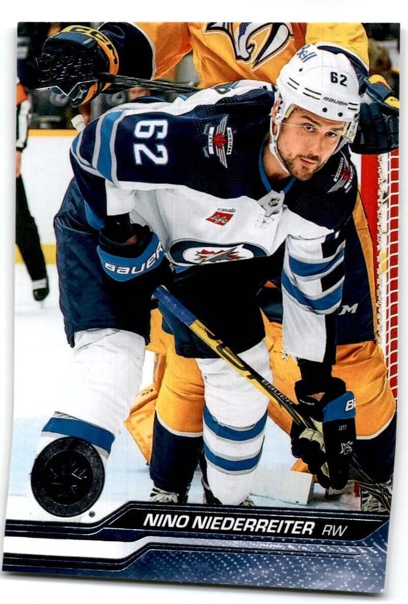 2023-24 Upper Deck Nino Niederreiter Winnipeg Jets #444