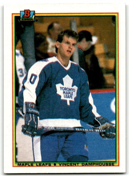 1990-91 Bowman Vincent Damphousse Toronto Maple Leafs #163