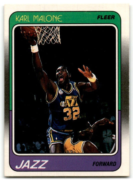 1988-89 Fleer Karl Malone Utah Jazz #114