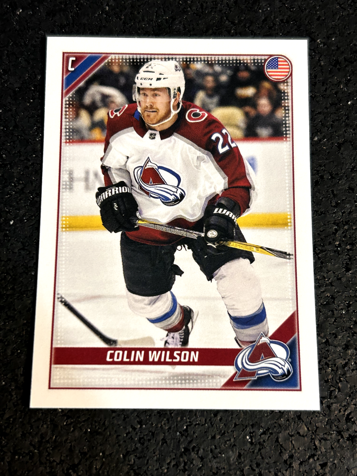 2019-20 Topps NHL Stickers #127 Colin Wilson - Colorado Avalanche