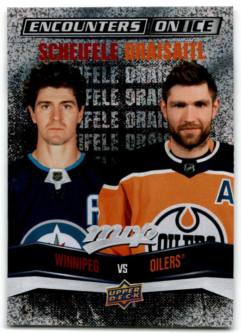 2022-23 Upper Deck MVP Encounters on Ice Mark Scheifele/Leon Draisaitl Winnipeg