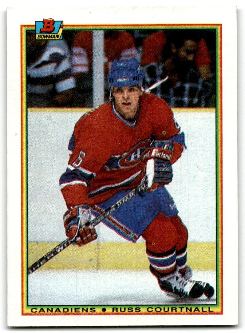 1990-91 Bowman Russ Courtnall Montreal Canadiens #47