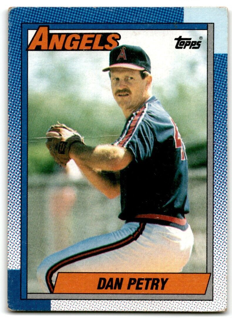 1990 Topps Dan Petry California Angels #363