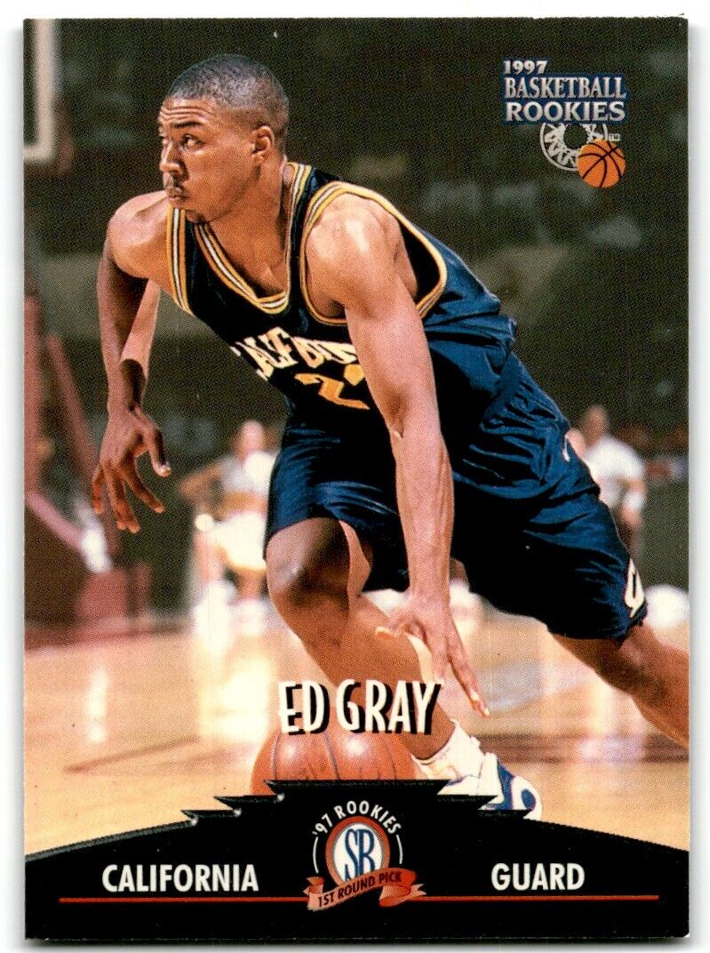 1997-98 Score Board Rookies Ed Gray California Golden Bears #28