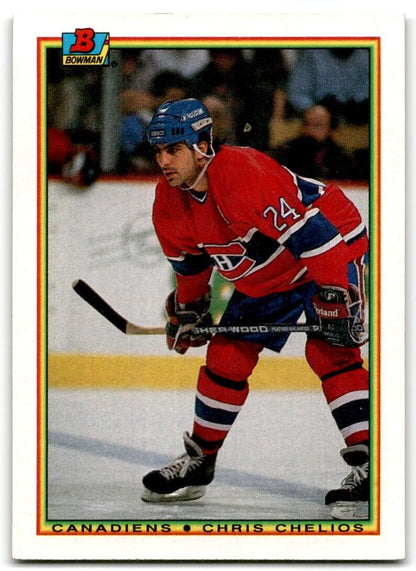 1990-91 Bowman Chris Chelios Montreal Canadiens #42