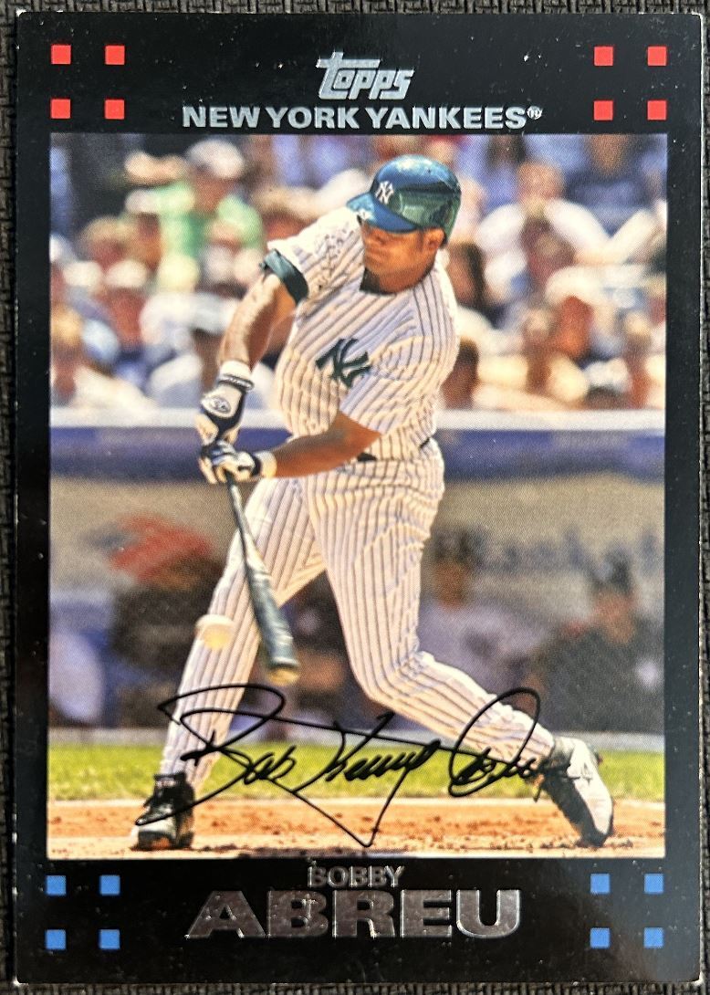 2007 Topps Bobby Abreu New York Yankees #NYY2