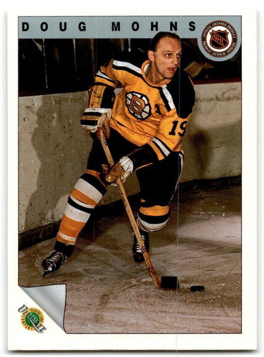 1991-92 Ultimate Original 6 French Doug Mohns Boston Bruins #53