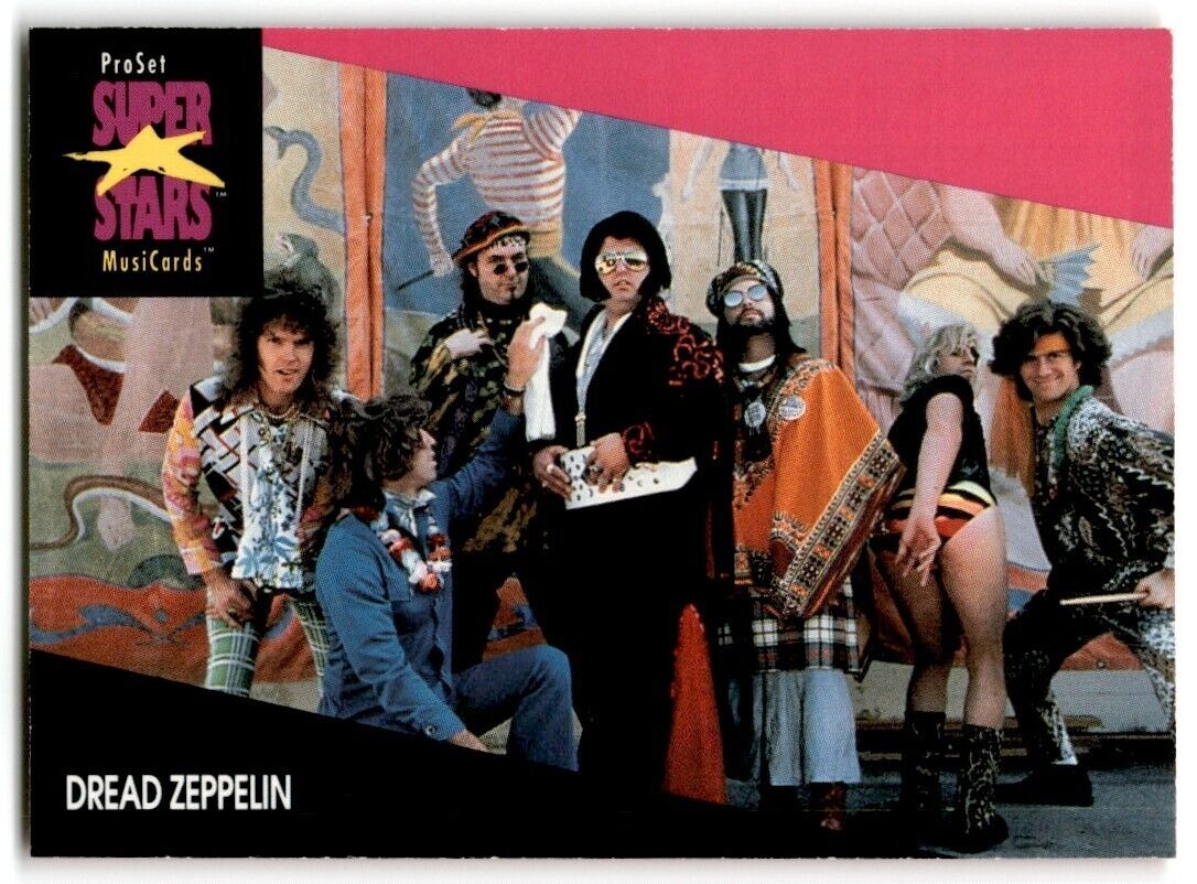 1991-92 ProSet Super Stars MusiCard Dread Zeppelin #165