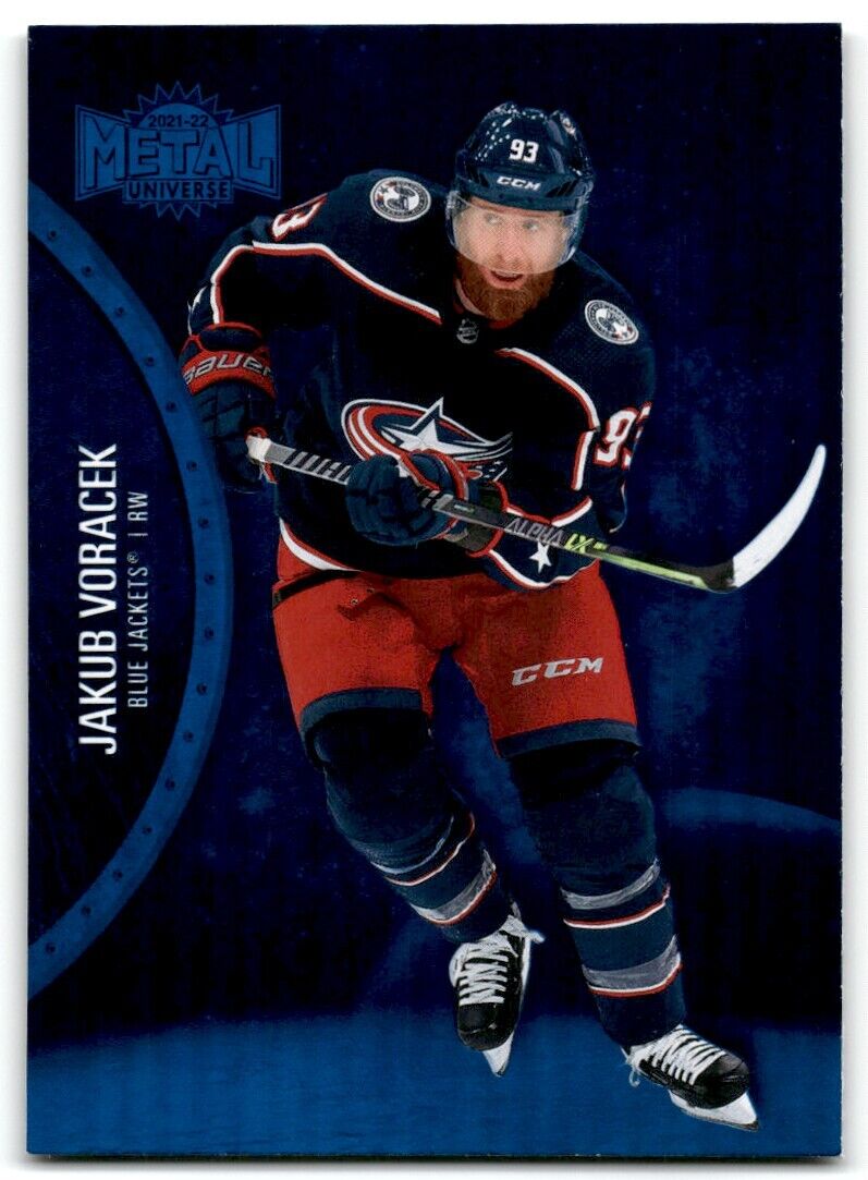 2021-22 Skybox Metal Universe Jakub Voracek Columbus Blue Jackets #36