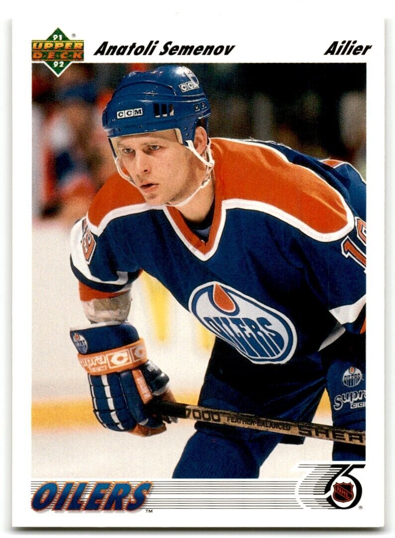 1991-92 Upper Deck Anatoli Semenov Edmonton Oilers #269