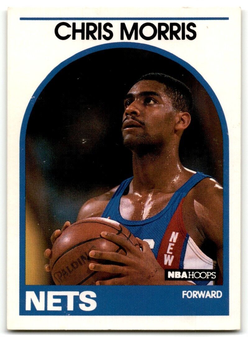 1989-90 Hoops Chris Morris Rookie New Jersey Nets #26