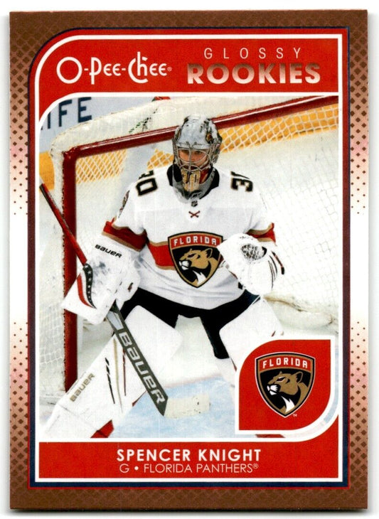 2021-22 Upper Deck O-Pee-Chee Glossy Rookies Spencer Knight Rookie Florida