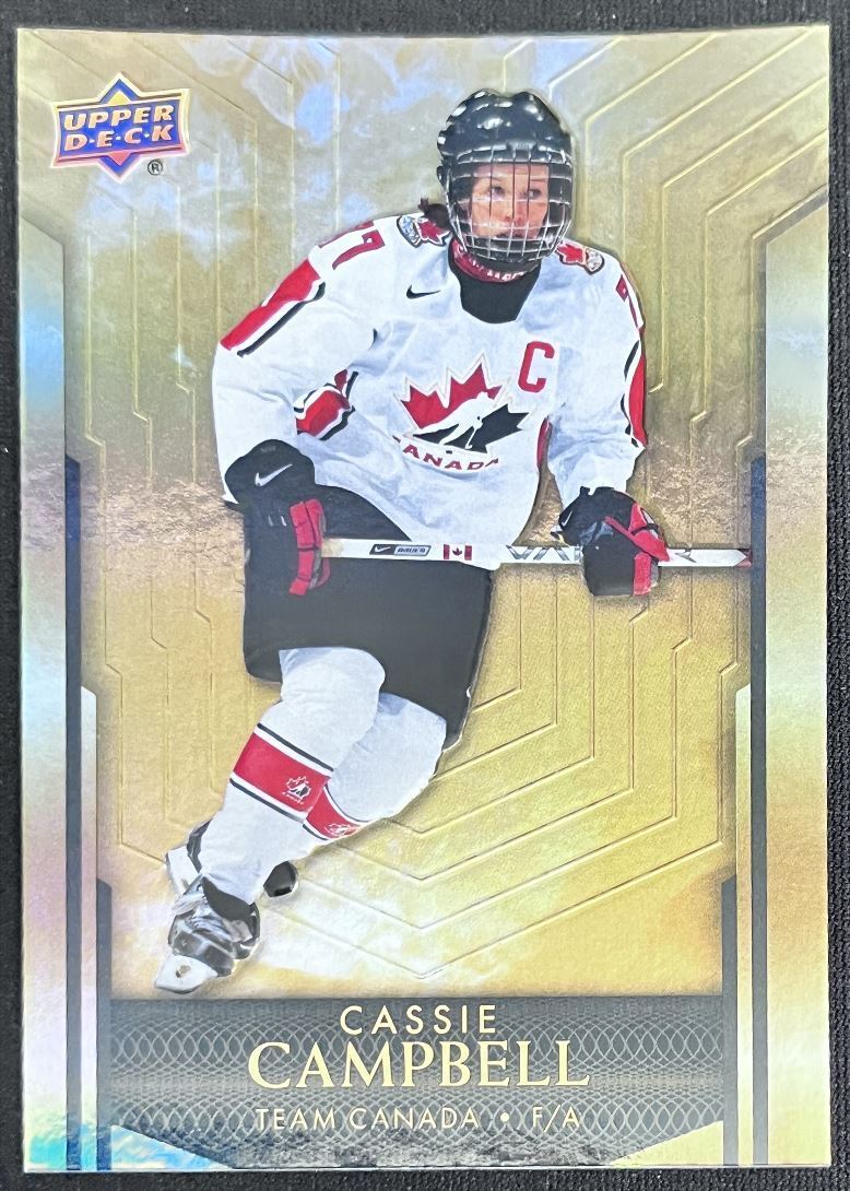 2023-24 Upper Deck Tim Hortons Legends Tim Horton Cassie Campbell Team Canada