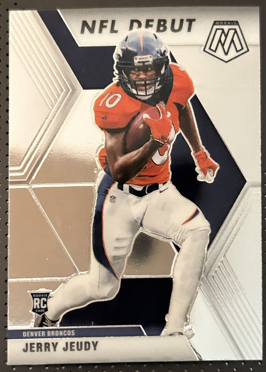 2020 Panini Mosaic Jerry Jeudy Rookie Denver Broncos #267