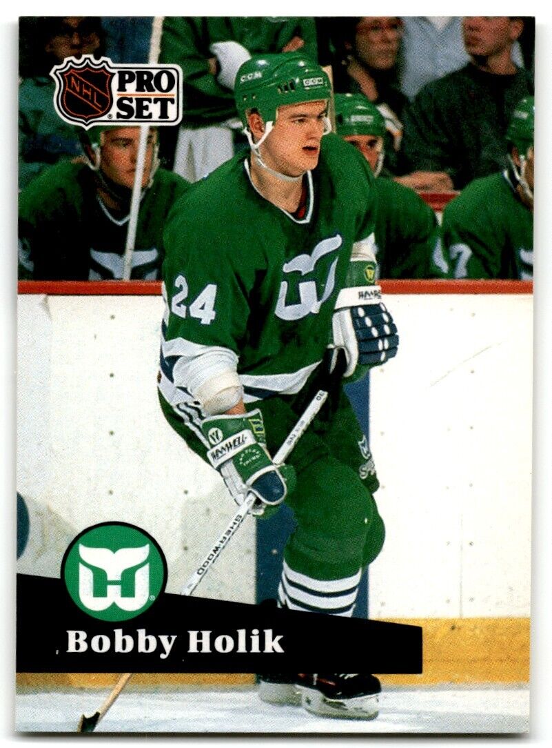 1991-92 Pro Set French Bobby Holik Hartford Whalers #79