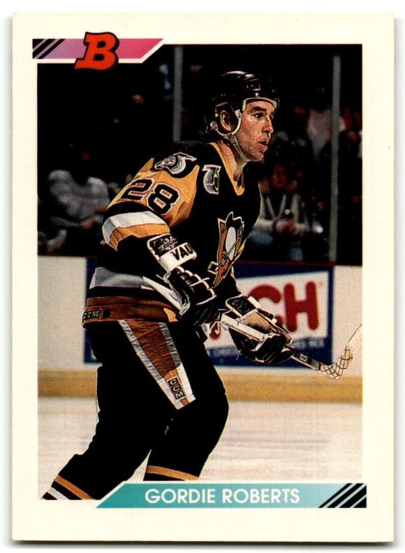 1992-93 Bowman Gordie Roberts Boston Bruins #197