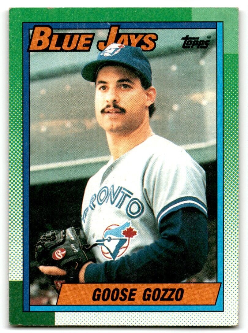 1990 Topps Goose Gozzo Rookie Toronto Blue Jays #274