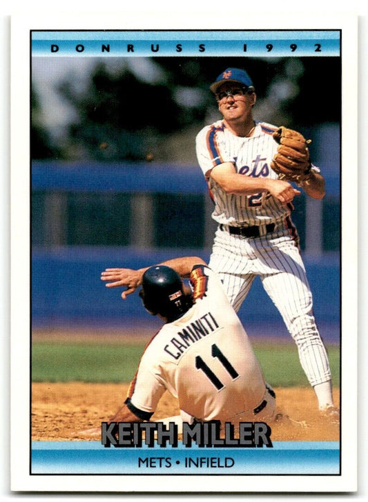 1992 Donruss Keith Miller New York Mets #657