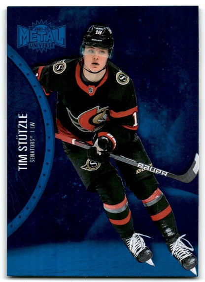 2021-22 Skybox Metal Universe Tim Stutzle Ottawa Senators #39